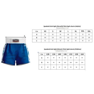 3. Kick Light Trainingsshorts MASTERS (WAKO-GENEHMIGT)