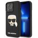 Karl Lagerfeld 3D Rubber Karl's Head Case für iPhone 13 Pro / iPhone 13 - Schwarz