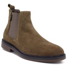 Herren-Chelsea-Boots aus Leder, Khaki, Big Star UU174277