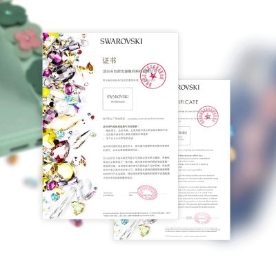 4. Kingxbar Sweet Series Gel-Hülle verziert mit originalen Swarovski-Kristallen mit Ständer iPhone 12 Pro / iPhone 12 blau