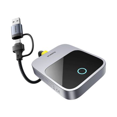 5. Baseus SafeJourney Series Wireless CarPlay Adapter – Grau