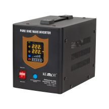 KEMOT PROsinus-800 URZ3405B Notstromversorgung, Sinuswellenwandler mit Ladefunktion, 12 V/230 V, 800 VA/500 W – Schwarz