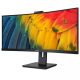 34. Philips 5000 Serie 34B1U5600CH/00 LED-Display 86,4 cm (34") 3440 x 1440 px Wide Quad HD LCD Schwarz