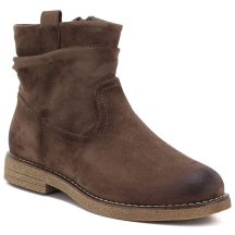 Braune Wildleder-Ankle-Boots für Damen, Jezzi ASA296-4