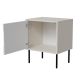 4. INSERTO Nachttisch, 2-teilig, 50 x 40 x 61,5 cm, Kaschmir + LED