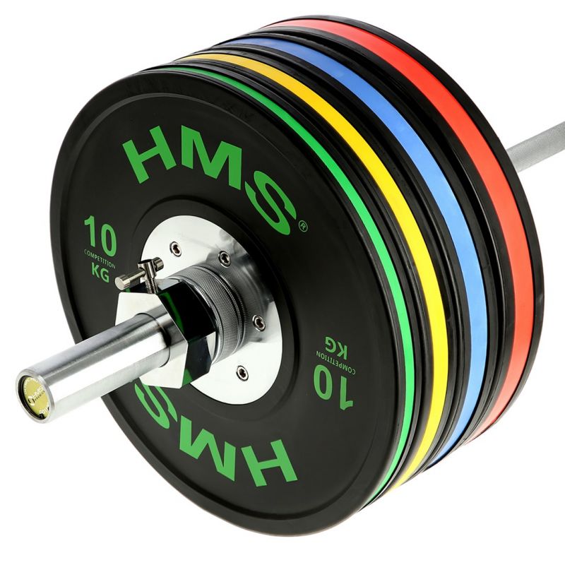 7. BTBR Set Olympische Bumper Plates - 2x (10kg, 15kg, 20kg, 25kg) HMS BTBR SET