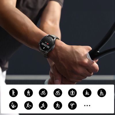 16. Joyroom Classic Series JR-FC2 Pro Smartwatch mit Anrufannahmefunktion – Dunkelgrau