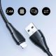 9. Joyroom Surpass Series A11 USB-A / Lightning 2,4A-Kabel 1,2 m – Schwarz