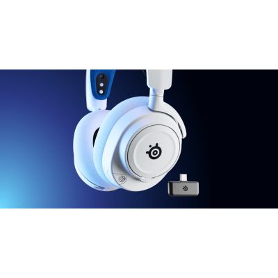 4. SteelSeries Arctis Nova 7P Weiße Kopfhörer