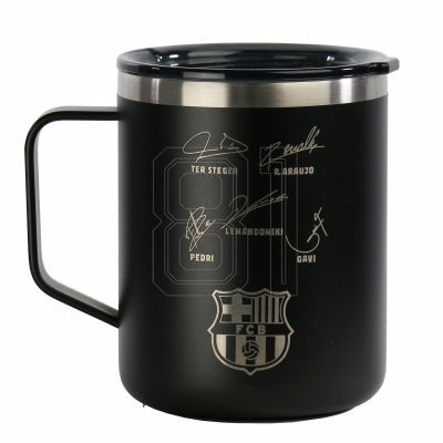 3. FC Barcelona Thermobecher mit Autogrammen 400 ml 972195