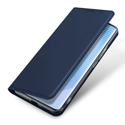 4. Dux Ducis Skin Pro Hülle für Honor Magic5 Flip Card Wallet Stand Blau