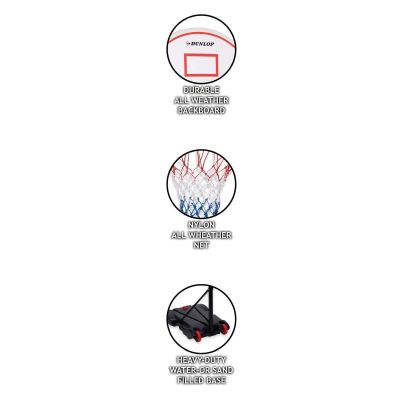 8. DUNLOP VERSTELLBARES BASKETBALLSET 1,65-2,05M