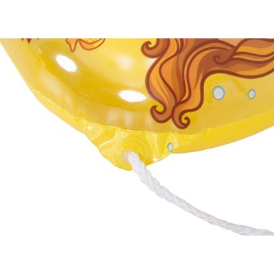 6. Strandmatratze mit Fenster Unterwasserwelt 74x48cm 37591 - GELB