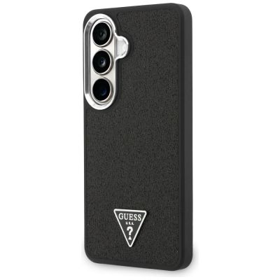 2. Guess Fixed Glitter Triangle MagSafe Hülle für Samsung Galaxy S26+ - Schwarz