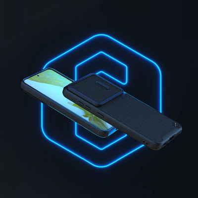 8. Nillkin Textured S Case für Samsung Galaxy S23+ Panzerhülle mit Kameraabdeckung schwarz