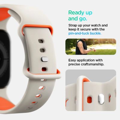 10. Spigen Nano Pop Strap für Apple Watch 40/41/42 mm - Beige