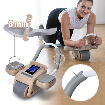 8. KA08 Automatisches Bauchmuskelrad mit LCD-Display und HMS-Ladefunktion