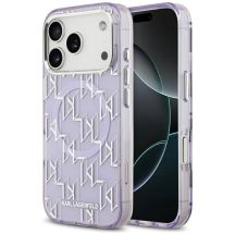 Karl Lagerfeld IML KL Monogram MagSafe Case für iPhone 17 Pro Max - Lila