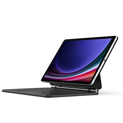 2. Dux Ducis Keyboard (MK Series) Hülle mit Bluetooth-Tastatur für Samsung Galaxy Tab S9+ / S8+ / S7+ – Schwarz