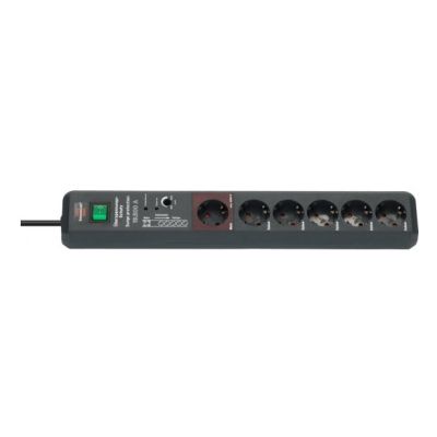 10. Brennenstuhl Secure-Tec 19.500A 6-fach Steckdosenleiste