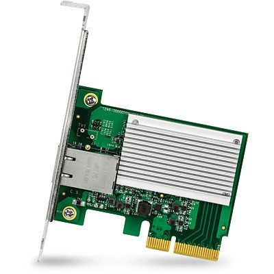 5. Trendnet TEG-10GECTX Netzwerkkarte, intern, kabelgebunden, PCI Express, Ethernet, 10000 Mbit/s, Grün, Grau