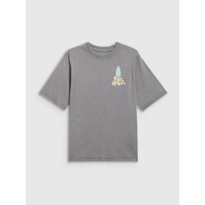 5. Lockeres T-Shirt mit Aufdruck für Mädchen 4F 4FJRSS26TTSHF3980-25S