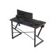 4. Huzaro Hero 1.7 RGB Schwarzer Gaming-Schreibtisch