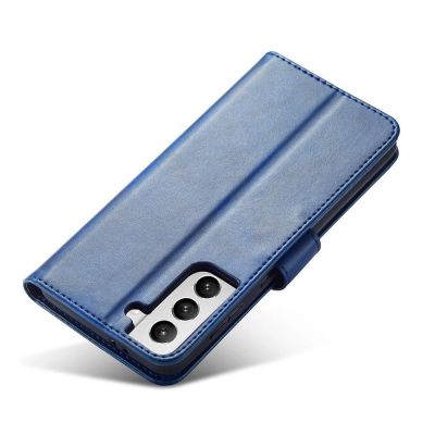 2. Magnethülle Elegant Case Cover Flip Cover Samsung Galaxy S22+ (S22 Plus) Blau