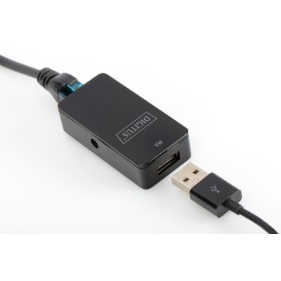 2. USB 2.0 HighSpeed-Verlängerungskabel über Cat.5e/6 UTP-Twisted-Pair-Kabel bis zu 50 m