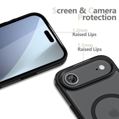 3. Tech-Protect MagMat MagSafe Case für iPhone 17 Air - Mattschwarz