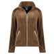 Damen-Fleecejacke Geographical Norway TICARINA TAUPE DB LADY 0124 (WZ8082F/GN-TAUPE)