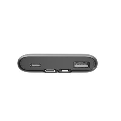 4. GEMBIRD Powerbank 10000mAh mit LCD-Display, integrierten Kabeln und QC3.0 20W Schnellladefunktion