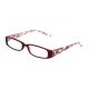 Lesebrille RFCGWE +2.50 rot +Etui