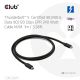 4. CLUB3D CAC-2501 Thunderbolt-Kabel 1 m 120 Gbit/s Schwarz