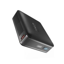 SBS HD 65W 20000mAh USB-C Powerbank mit LCD-Display – Schwarz