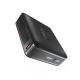 SBS HD 65W 20000mAh USB-C Powerbank mit LCD-Display – Schwarz