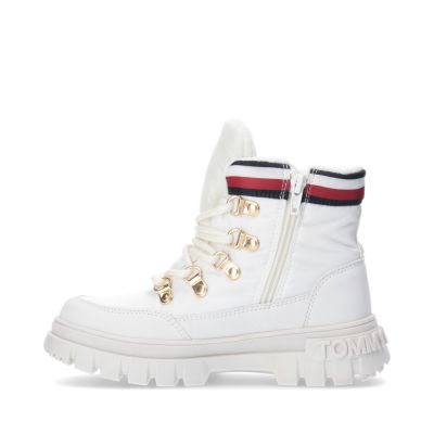 8. Tommy Hilfiger Schnürstiefelette Elfenbein W T3A5-33062-1047101-101