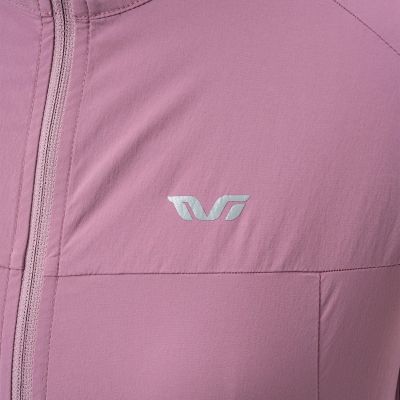 6. Rockbros YPW079 TVI Damen-Radjacke mit Kapuze, Größe L – Pink