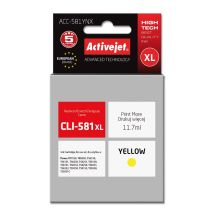 Activejet ACC-581YNX Tinte (Ersatz für Canon CLI-581XLY Drucker; Supreme; 11,70 ml; gelb)