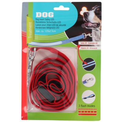 3. LED-Lanyard 120 cm Rot