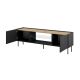 2. TV-Schrank EF ONDA 180x40x39-58 schwarz (stehend oder hängend)