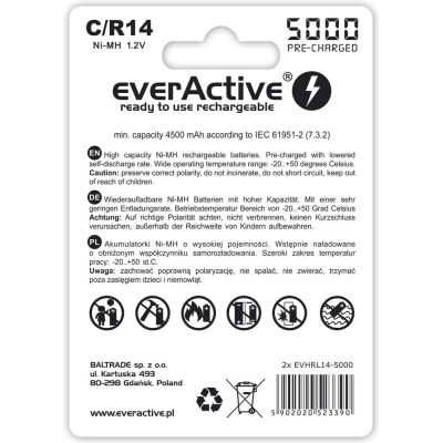 2. everActive EVHRL14-5000 Akku (5000mAh ; Ni-MH)