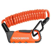Rockbros RBK6N Kombinations-Fahrradschloss – Orange