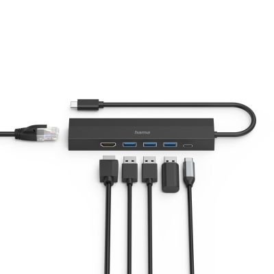 3. Hama 00200144 USB 3.2 Gen 1 (3.1 Gen 1) Typ-C Hubs und USB-C-Hubs 5000 Mbit/s Schwarz