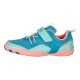 2. Trollkids Skaland Barfußwanderschuhe Hafenblau/Aquamarin Nebel/Rosa Pfingstrose