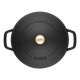 4. STAUB 40511-472-0 Tiefe Bratpfanne mit Deckel - Schwarz 28 cm