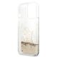 7. Karl Lagerfeld Flüssigglitzer-Choupette-Hülle für iPhone 13 / 13 Pro – Transparentes Gold