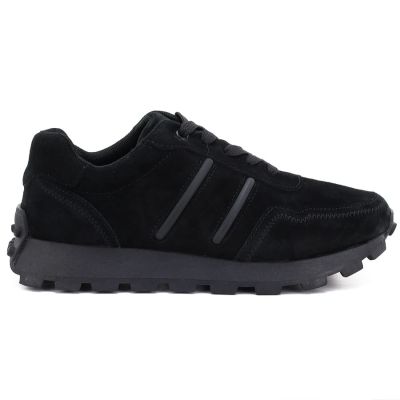 6. Schwarze Plateau-Sneaker aus Leder von S.Barski