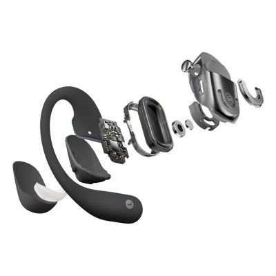 4. Shokz OpenFit 2 Schwarze kabellose Kopfhörer