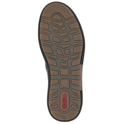 9. Gefütterte wasserdichte Herren-Lederstiefeletten in Schwarz Rieker B3343-00
